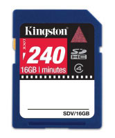 Kingston 16GB SDHC Video (SDV/16GB)